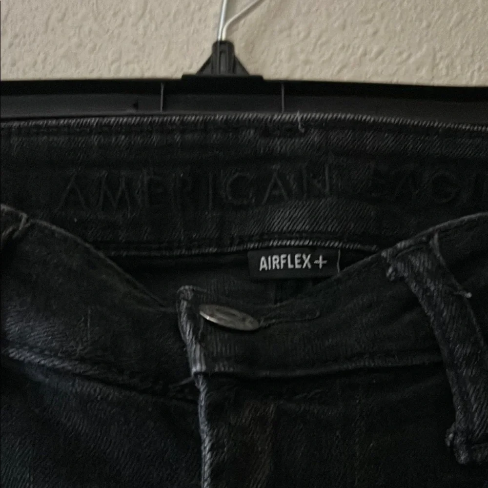 American Eagle Outfitters Black Skinny Jeans Sleek Fit